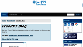 What Blog.freeppttemplates.com website looked like in 2018 (5 years ago)