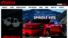 What Belltech.com website looked like in 2018 (6 years ago)