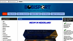 What Bobisport.nl website looked like in 2018 (5 years ago)