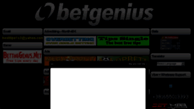 What Bettinggenius.net website looked like in 2018 (5 years ago)