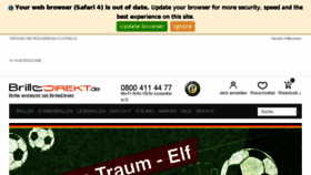 What Brilledirekt.de website looked like in 2018 (7 years ago)