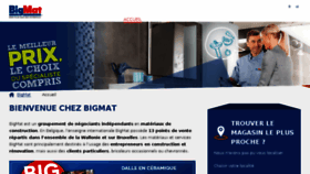 What Bigmat.be website looked like in 2018 (5 years ago)
