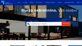 What Burza-nekretnina.com website looked like in 2018 (5 years ago)