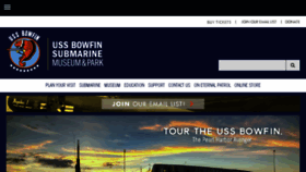 What Bowfin.org website looked like in 2018 (5 years ago)