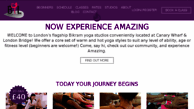 What Bikramyogalondon.com website looked like in 2018 (5 years ago)