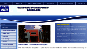 What Bhelisg.com website looked like in 2018 (5 years ago)