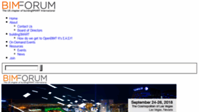 What Bimforum.org website looked like in 2018 (5 years ago)