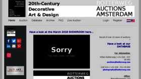 What Botterweg.com website looked like in 2018 (5 years ago)