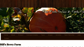 What Billsberryfarm.com website looked like in 2018 (5 years ago)