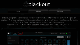 What Blackout-app.com website looked like in 2018 (5 years ago)