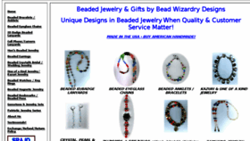 What Beadwizardrydesigns.com website looked like in 2018 (5 years ago)