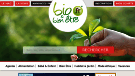 What Bioetbienetre.fr website looked like in 2018 (5 years ago)