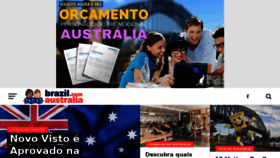 What Brazilaustralia.com website looked like in 2018 (5 years ago)
