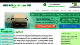 What Bestghostwriters.net website looked like in 2018 (5 years ago)