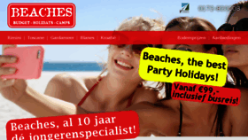 What Beaches.nl website looked like in 2018 (5 years ago)