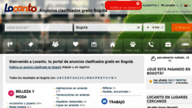 What Bogota.locanto.com.co website looked like in 2018 (5 years ago)