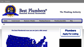 What Bestplumbers.com website looked like in 2018 (5 years ago)