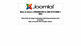 What Black-and-green.de website looked like in 2018 (5 years ago)