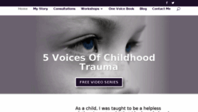 What Beatingtrauma.com website looked like in 2018 (5 years ago)