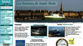What Bateaux-de-saint-malo.com website looked like in 2018 (5 years ago)