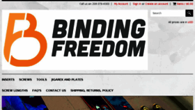 What Bindingfreedom.com website looked like in 2018 (5 years ago)