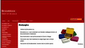 What Brooddoos.eu website looked like in 2018 (5 years ago)
