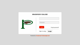 What Brainpointcollege.fedena.com website looked like in 2018 (5 years ago)