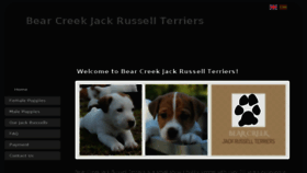 What Bearcreekrussells.com website looked like in 2018 (5 years ago)