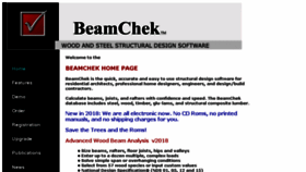 What Beamchek.com website looked like in 2018 (5 years ago)