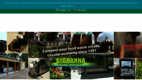 What Bighanna.com website looked like in 2018 (5 years ago)