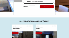 What Blot-location-gestion.fr website looked like in 2018 (5 years ago)