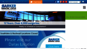 What Barkerbariatriccenter.com website looked like in 2018 (5 years ago)