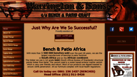 What Benchesafrica.co.za website looked like in 2018 (8 years ago)
