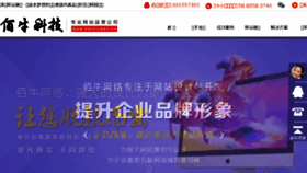 What Bainiuweb.cn website looked like in 2018 (5 years ago)