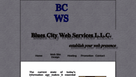 What Bluescitywebservices.com website looked like in 2018 (5 years ago)