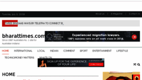 What Bharattimes.com website looked like in 2018 (5 years ago)