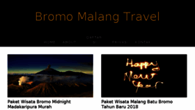 What Bromomalangtravel.com website looked like in 2018 (5 years ago)