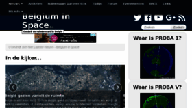 What Belgiuminspace.be website looked like in 2018 (5 years ago)