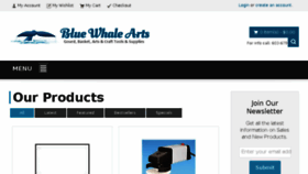 What Bluewhalearts.com website looked like in 2018 (5 years ago)