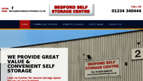 What Bedfordselfstorage.co.uk website looked like in 2018 (5 years ago)