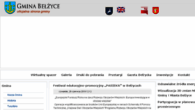 What Belzyce.pl website looked like in 2018 (5 years ago)
