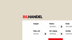 What Bilhandel.dk website looked like in 2018 (5 years ago)