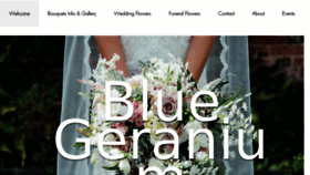 What Blue-geranium.co.uk website looked like in 2018 (5 years ago)