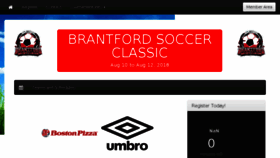 What Brantfordsoccerclassic.com website looked like in 2018 (5 years ago)