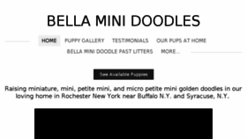 What Bellaminidoodles.com website looked like in 2018 (5 years ago)