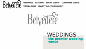 What Belvederebanquets.com website looked like in 2018 (5 years ago)