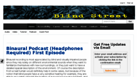 What Blindstreet.com website looked like in 2018 (5 years ago)