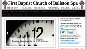 What Bspabaptist.org website looked like in 2018 (5 years ago)