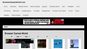 What Browsergamesworld.com website looked like in 2018 (5 years ago)