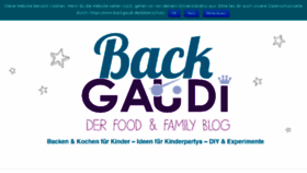 What Backgaudi.de website looked like in 2018 (5 years ago)